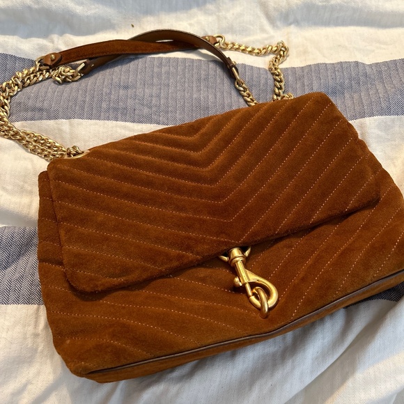 Rebecca Minkoff Handbags - Rebecca Minkoff Edie flap suede crossbody